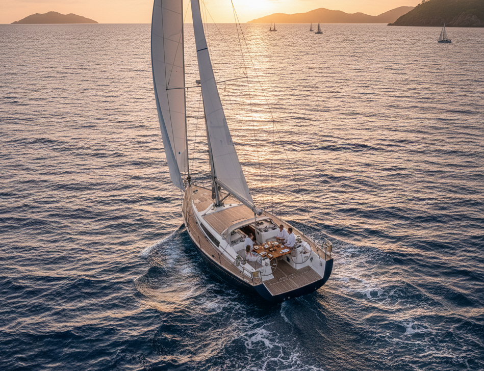 Choose a sailing yacht if you want