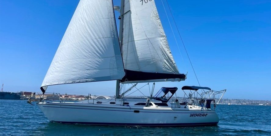 Yacht sailing in Phuket